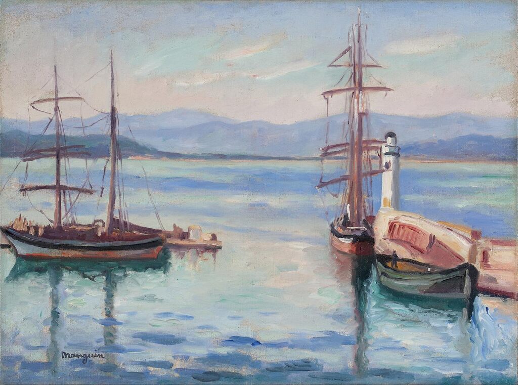 L'Entrée du port de Saint-Tropez