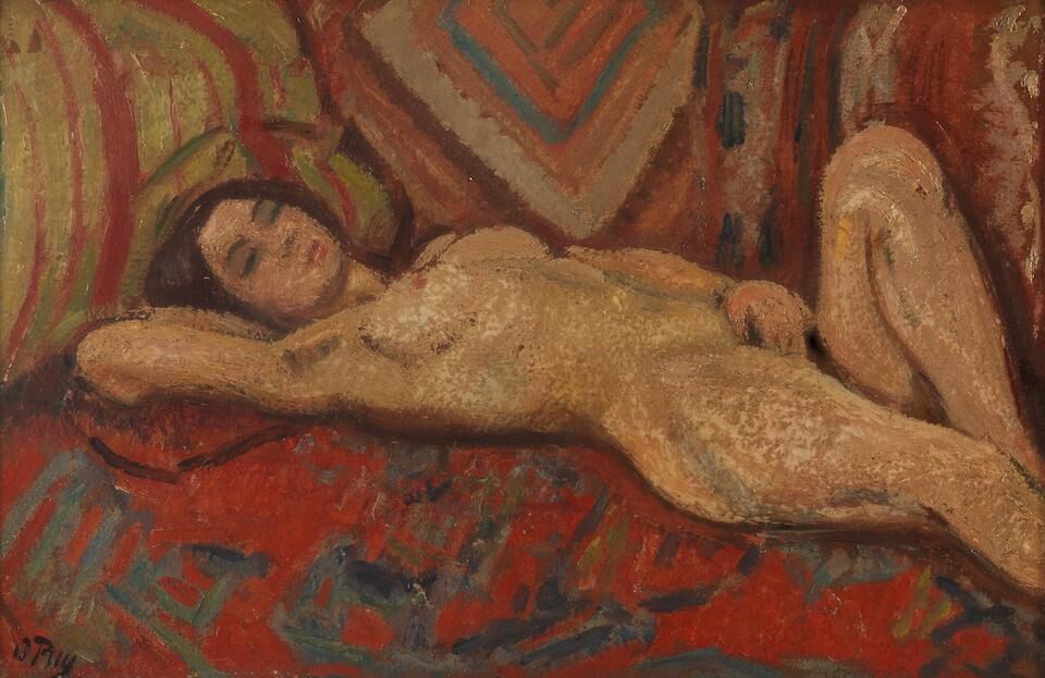 'Nu couché, la petite italienne'