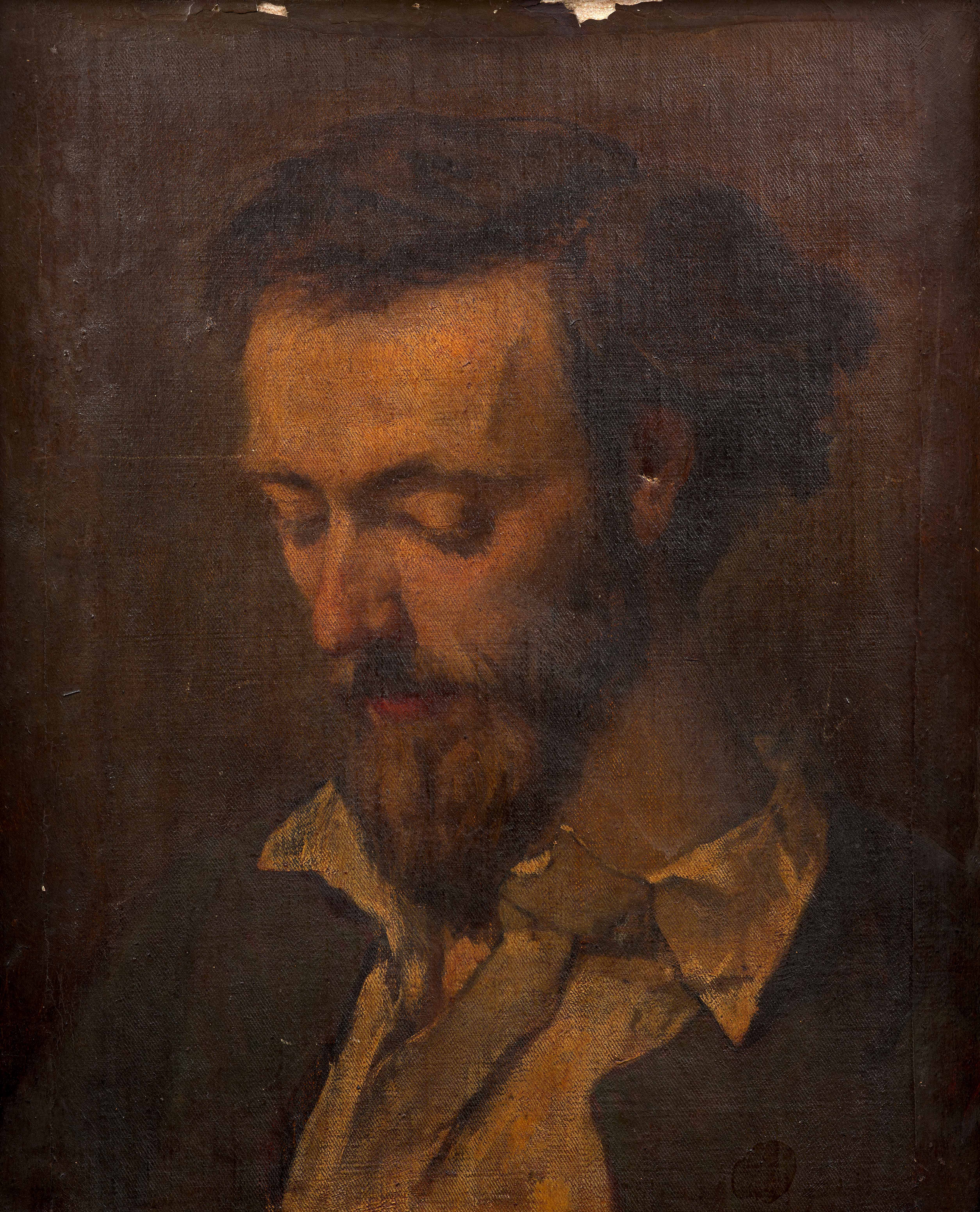 Etude de tête d'homme