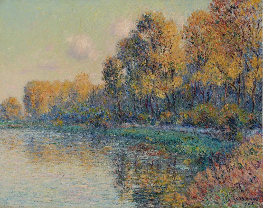 Gustave Loiseau, Bord de rivière, automne