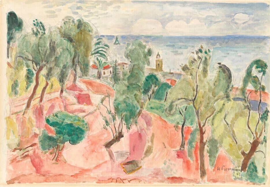 Landscape in Montagnola