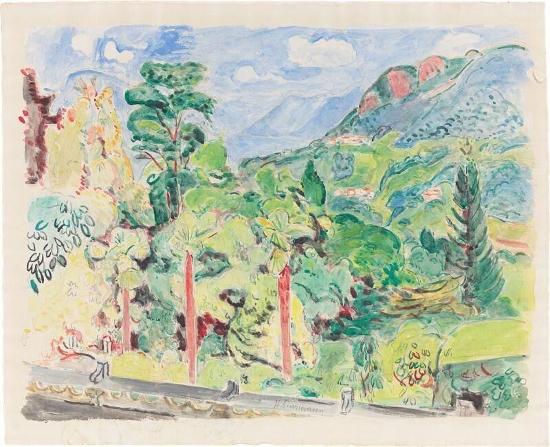 ”Blick auf den Luganer See (Montagnola)”