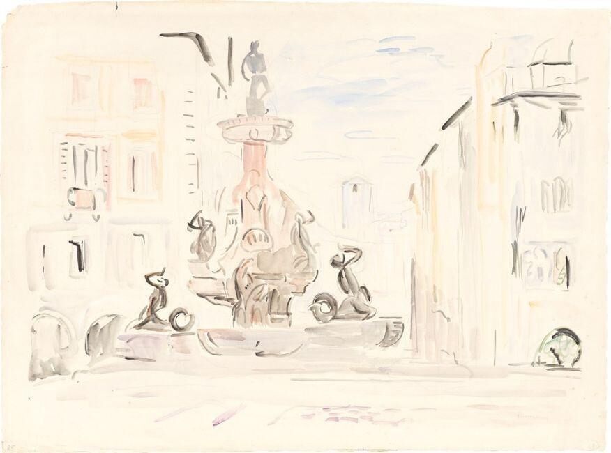 ”Neptunbrunnen in Trient”