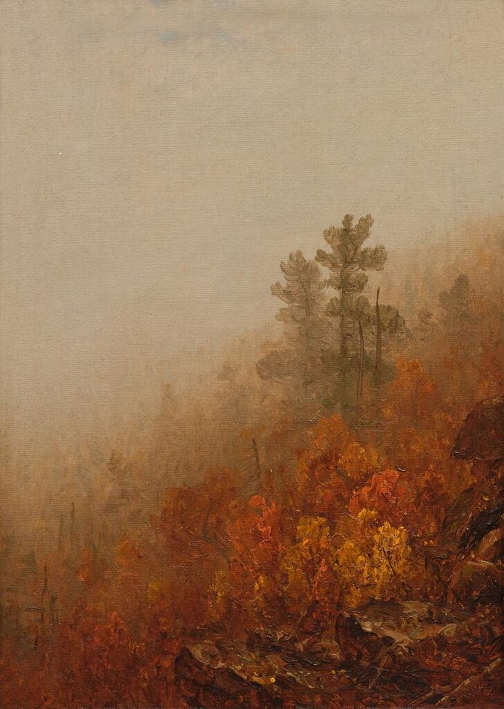 A Foggy Autumn Morning in the Mountains, A Sketch