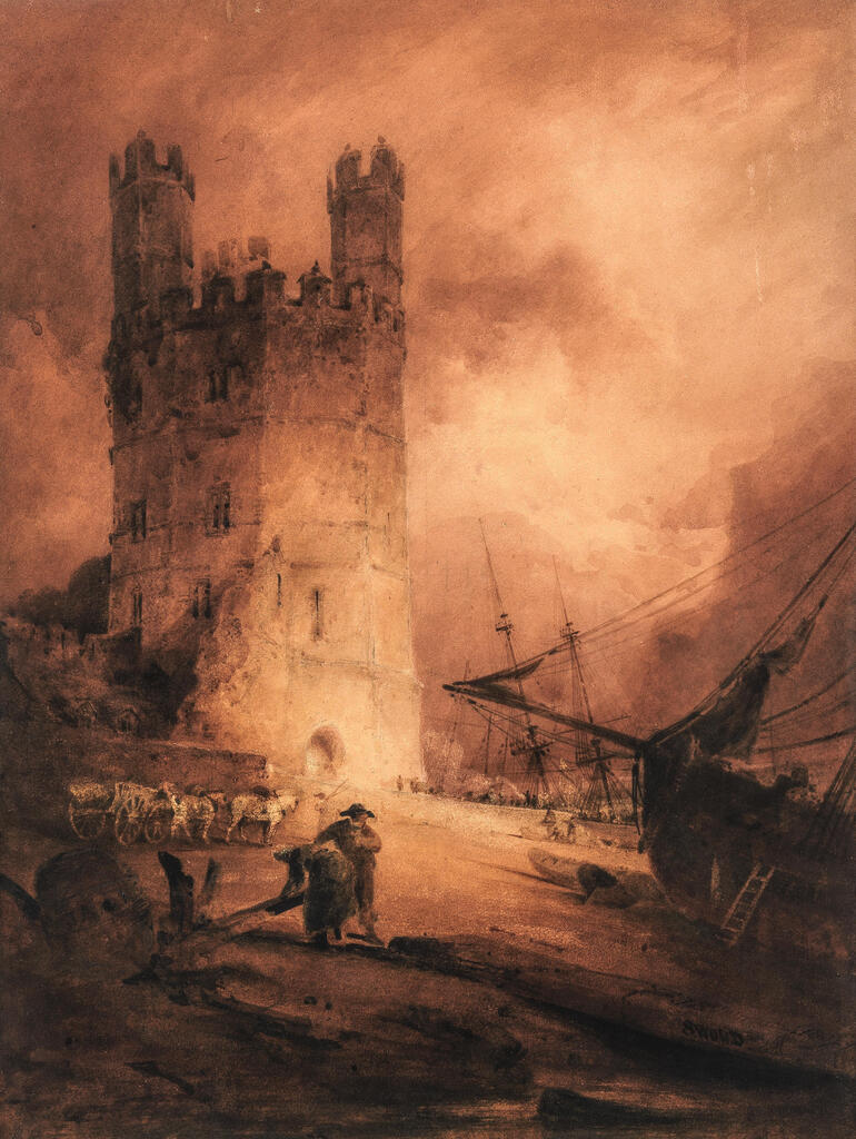 The Eagle Tower, Caernarvon Castle, North Wales