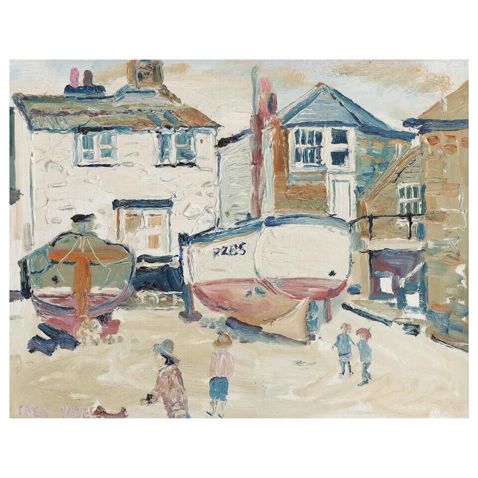 Boats in a Coastal Village