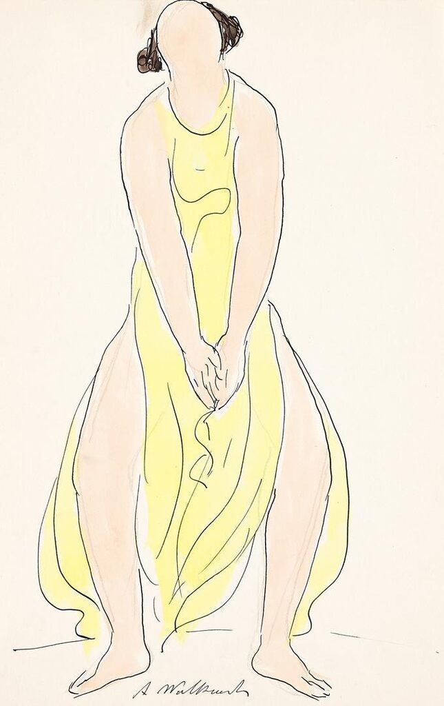 i) Isadora Duncan, (in Yellow), and ii) Isadora Duncan