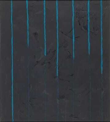 "Blaue Striche" (Blue Strokes)