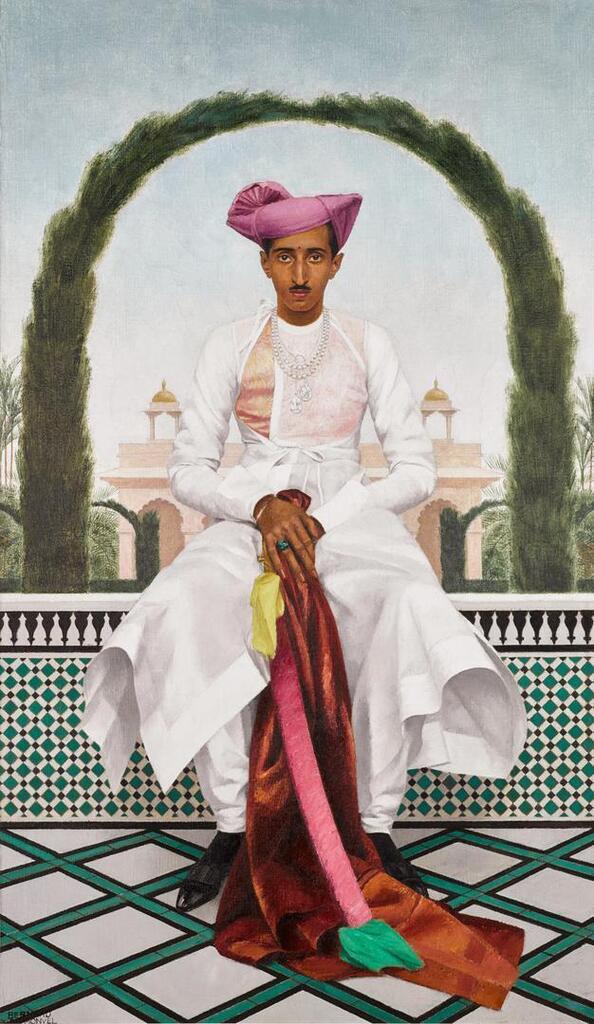 Bernard Boutet de Monvel, Portrait de S. A. le Maharajah d'Indore