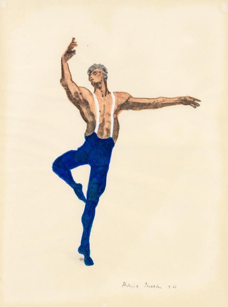 Red and Blue Dancer