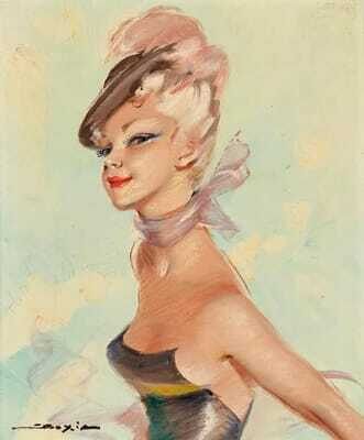 Untitled (Woman with Hat)
