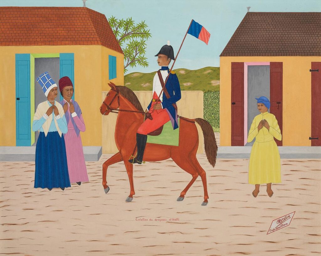Création du drapeau d’Haïti
