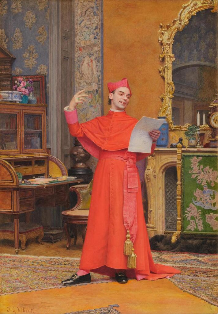The Cardinal in his Study