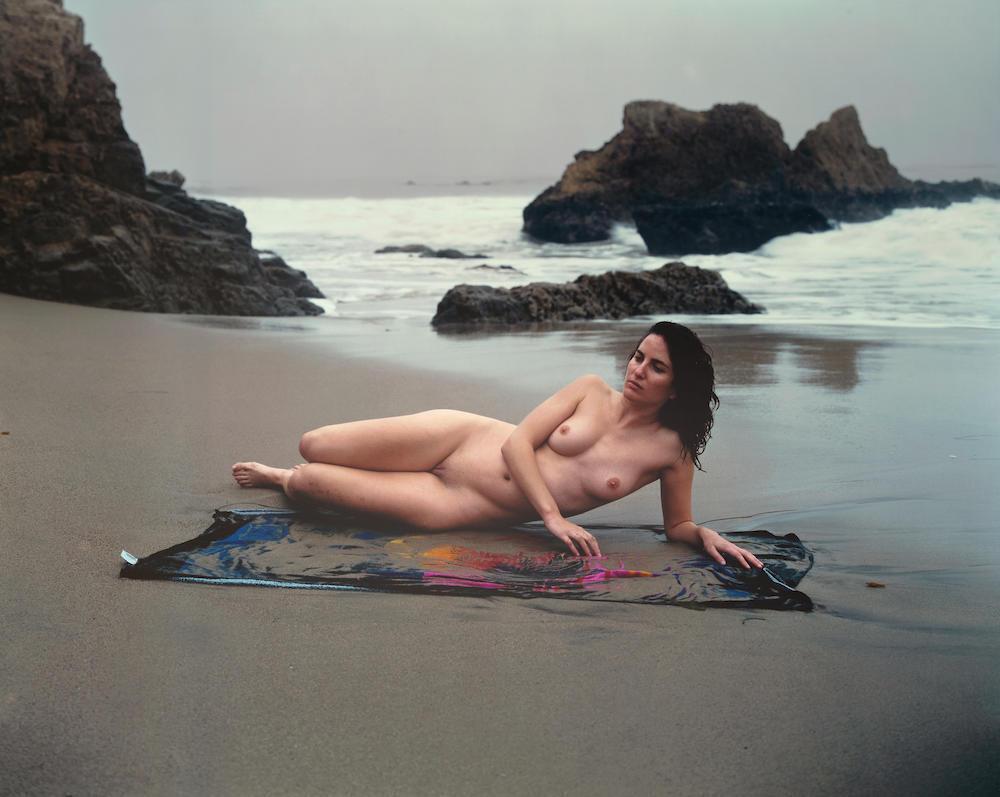 Untitled (self-portrait at the beach)