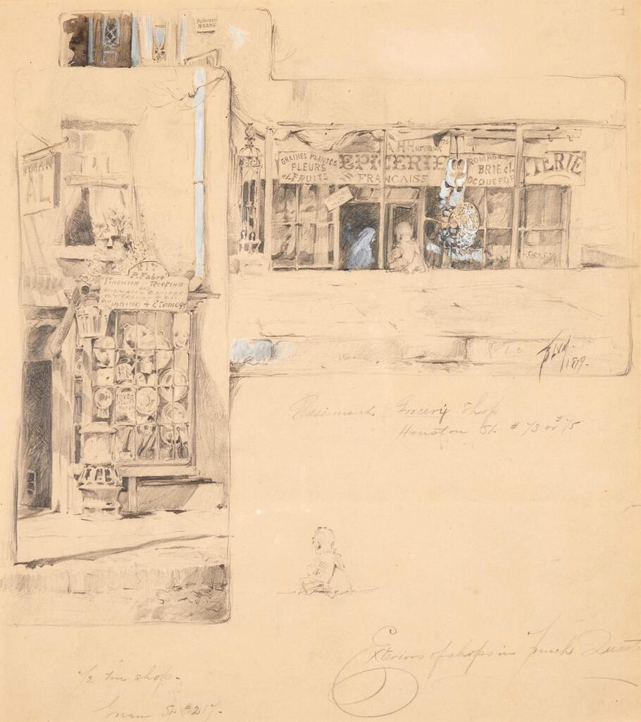 Exteriors of Shops in the French Quarter
