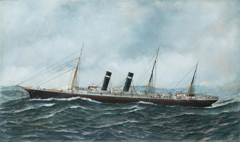 The S.S. New York Outward Bound