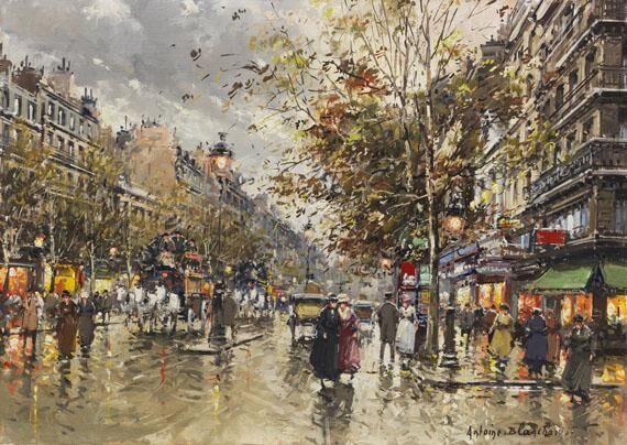 Les Grands Boulevards, Paris en 1900