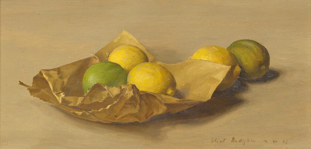 Five Limes in Brown Paper Bag