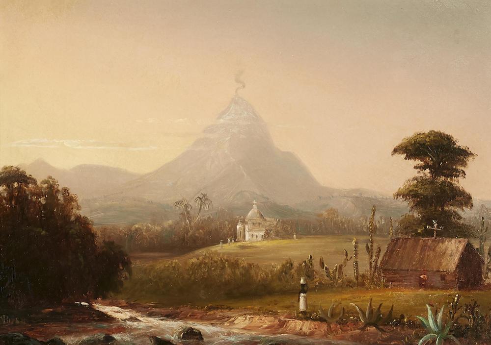Mountain Landscape with Church