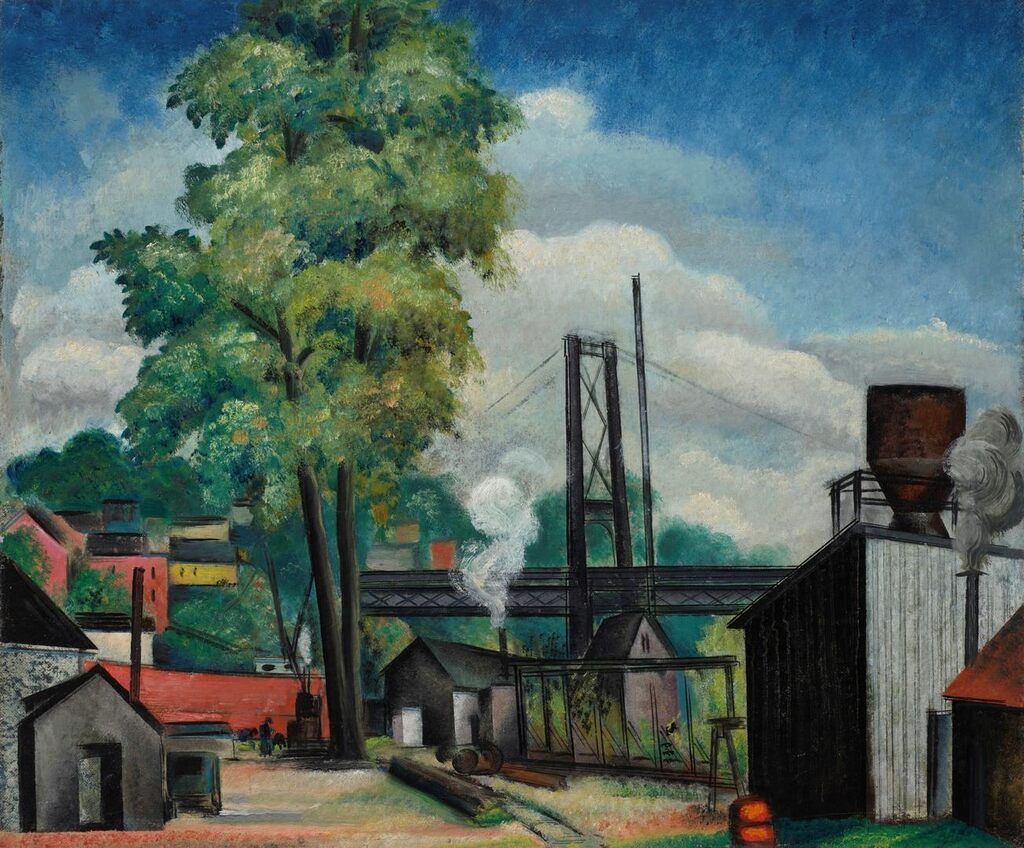 Rondout Bridge with Tree