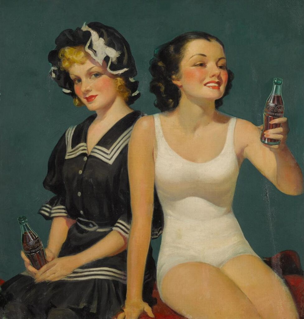 Bathers Coca Cola