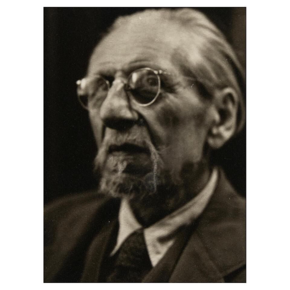 Carlo Levi, New York, 1947 and Carlo Levi, New York, 1947-48 [presented as a diptych]; Ananda Coomaraswamy, Summer, 1947; Saint-John Perse I, Washington DC, 1955; and Henry Morgenthau Jr. Six gelatin silver prints; each signed 'Dorothy Norman' in ink and with the photographer's stamp on the mount verso (except Henry Morgenthau Jr; mounted. (6)