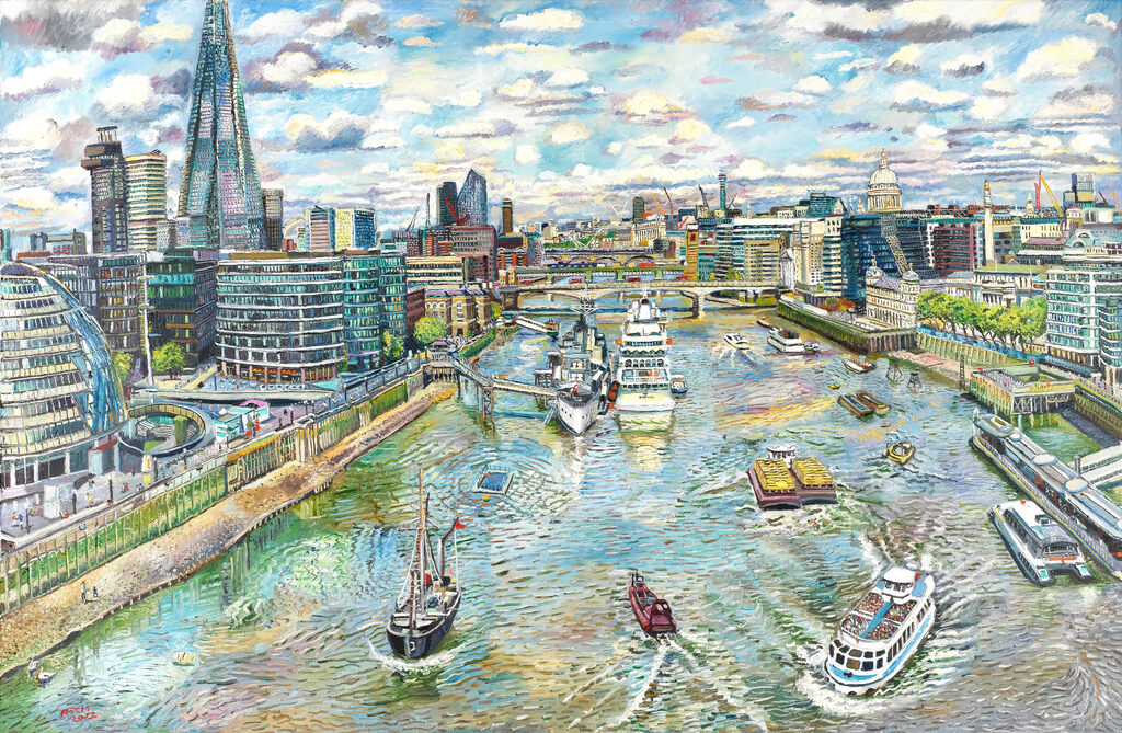 London Panorama From Tower Bridge (unframed)