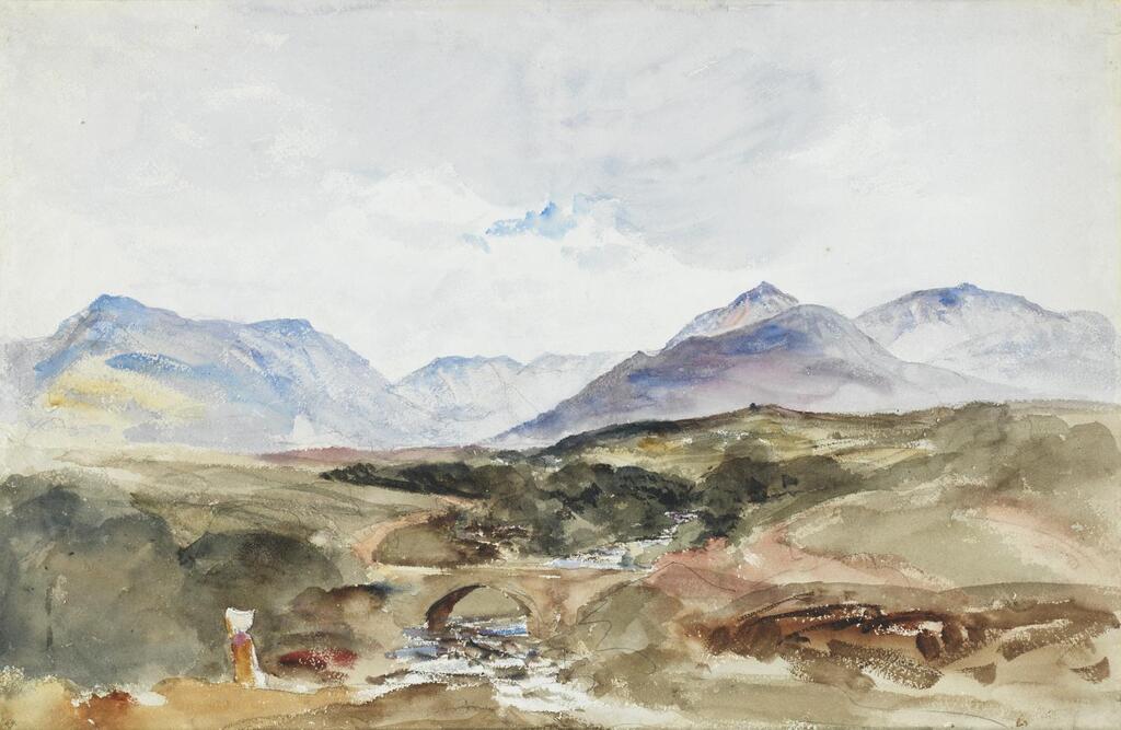 A stream in the Welsh Mountains near Snowdon range