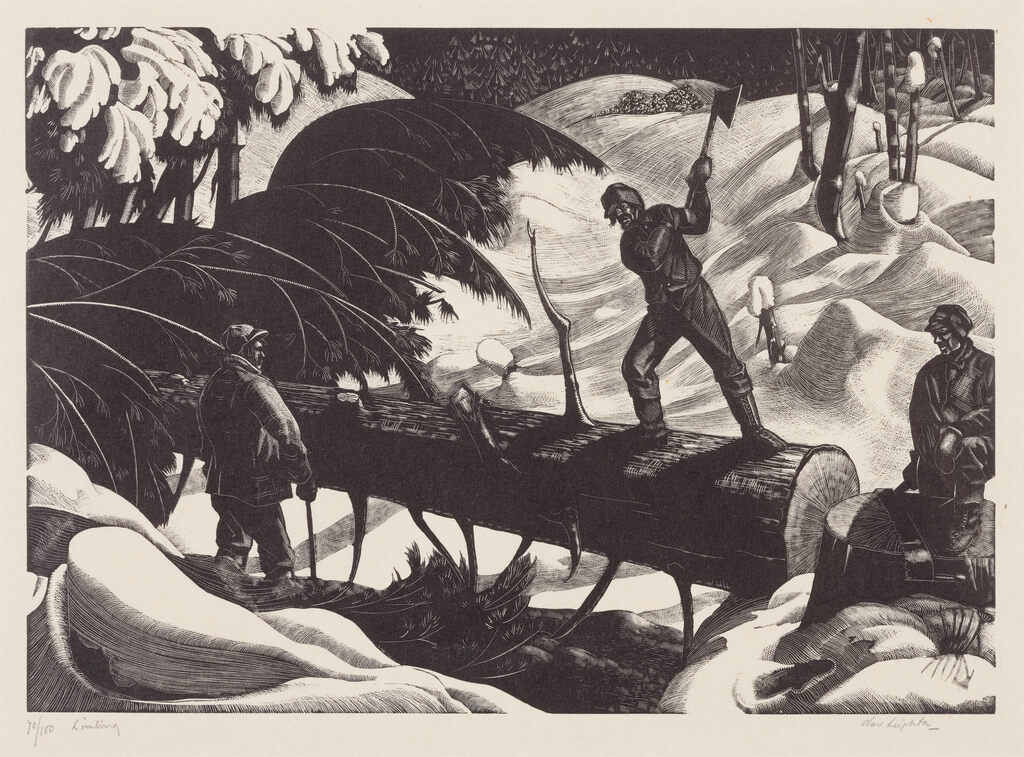 Limbing, from Lumber Camp