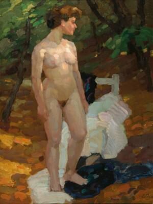 "Standing Nude"