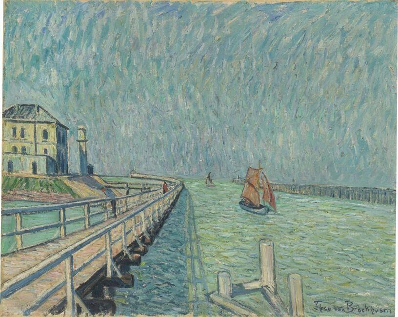 Landing stage in Nieuwpoort