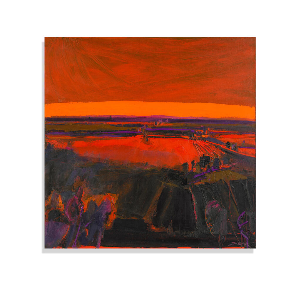Landscape in Orange and Yellow