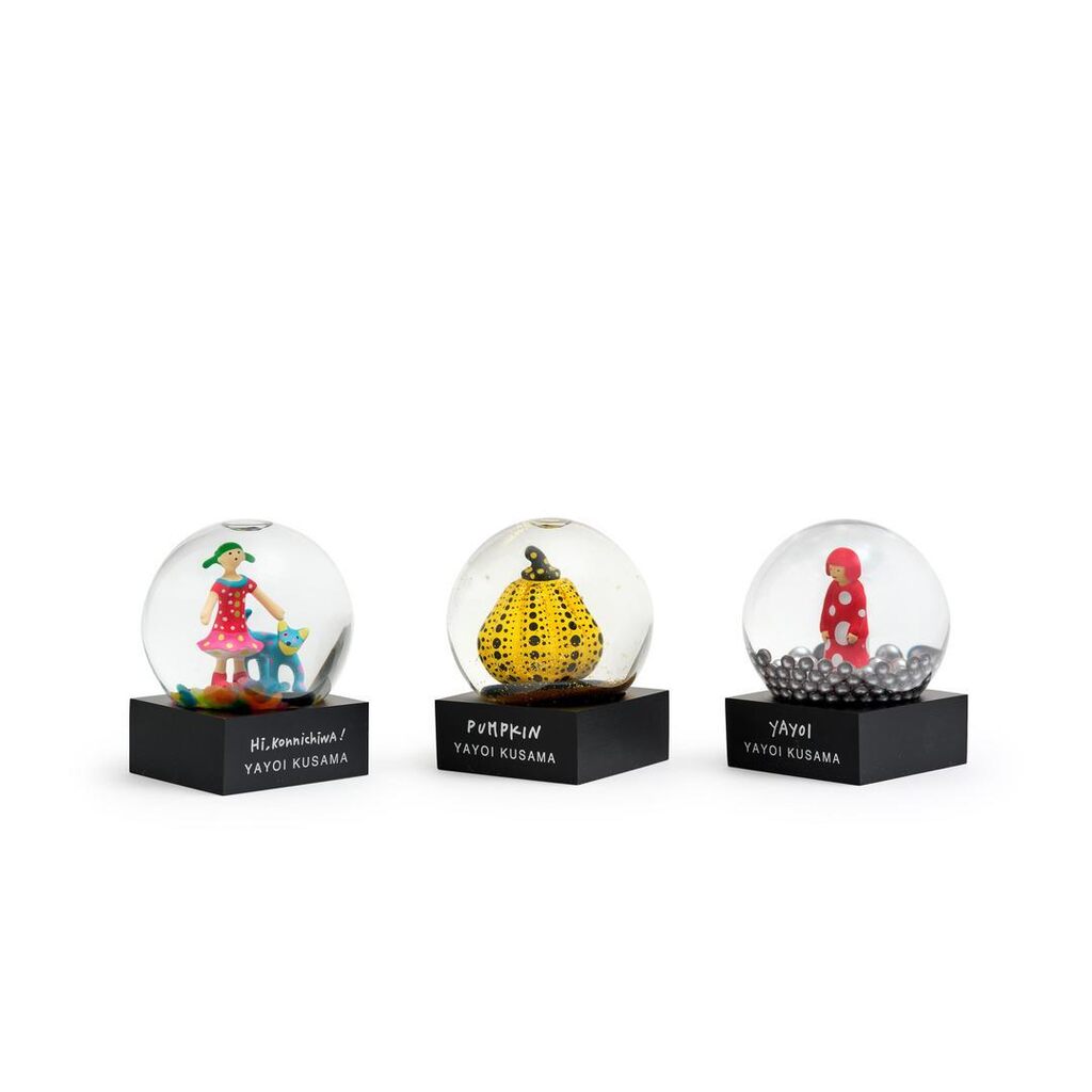 Ensemble de trois boules à neige