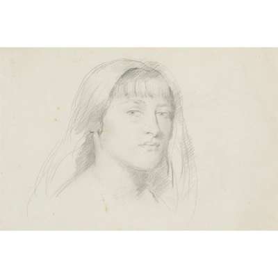 PORTRAIT OF ANAIS (WITH PORTRAIT OF A GIRL TO REVERSE), 1916