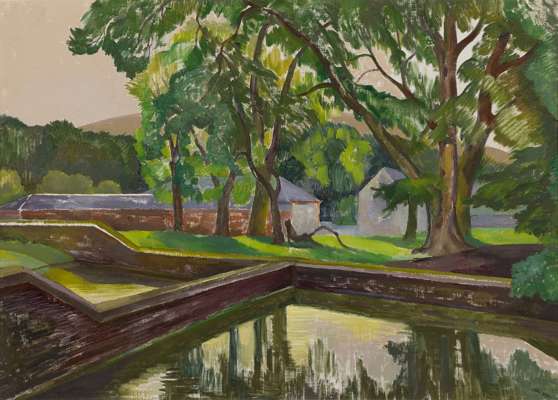 WALLED POND, LITTLE BREDY, DORSET