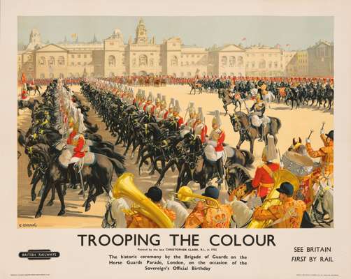 TROOPING THE COLOUR