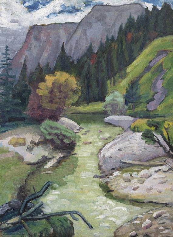 Gabriele Münter, Gebirgsbach