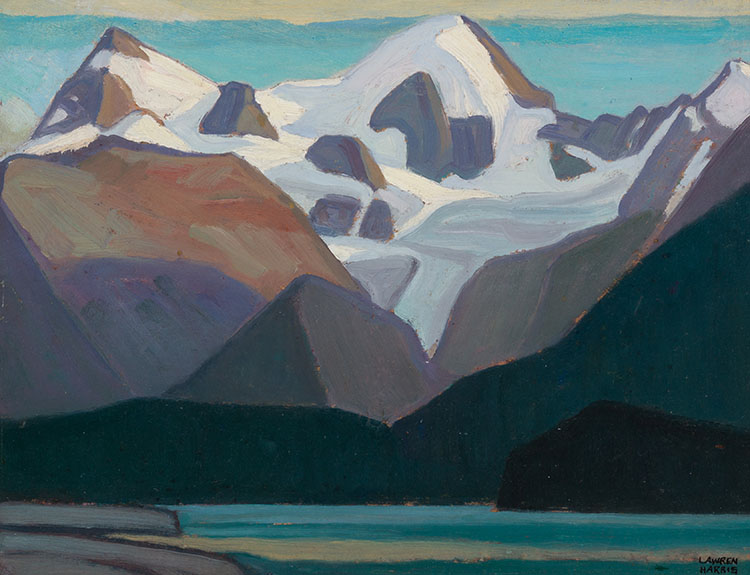 LAWREN STEWART HARRIS, Mt. Charlton & Unwin, Maligne Lake, Jasper