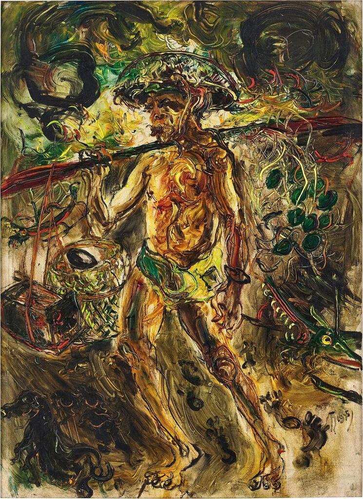 Affandi, The Fisherman 漁夫