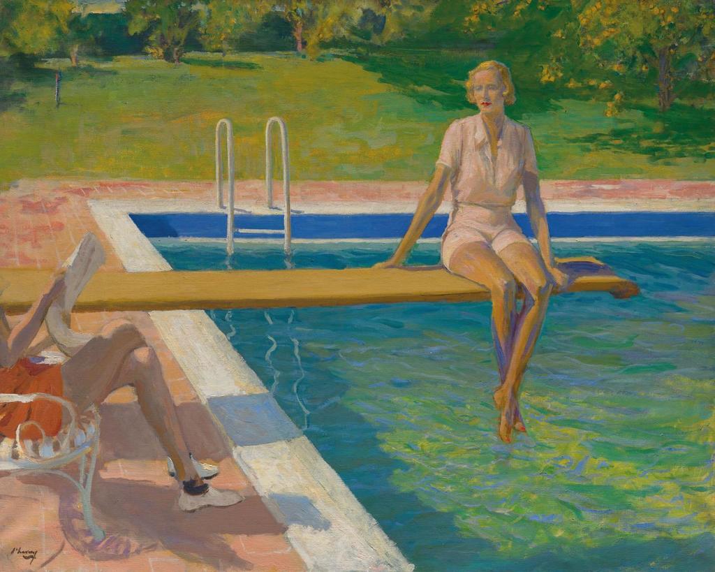 John Lavery, The Viscountess Castlerosse, Palm Springs