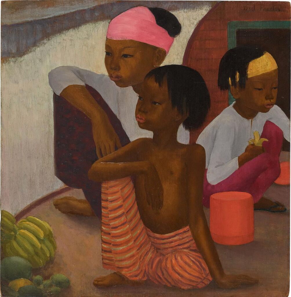 Burmese Children on the Irrawaddy