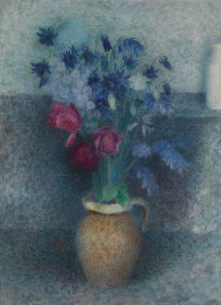 Bluebells and Columbines