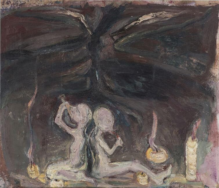 In the cave