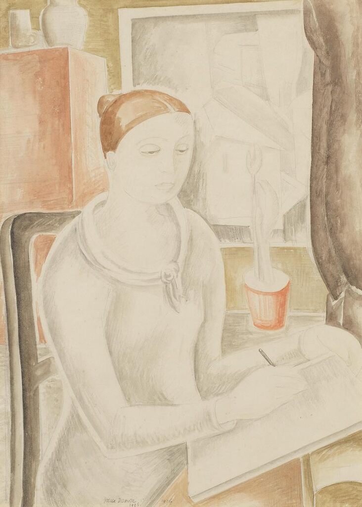 Woman Seated (Self-Portrait)