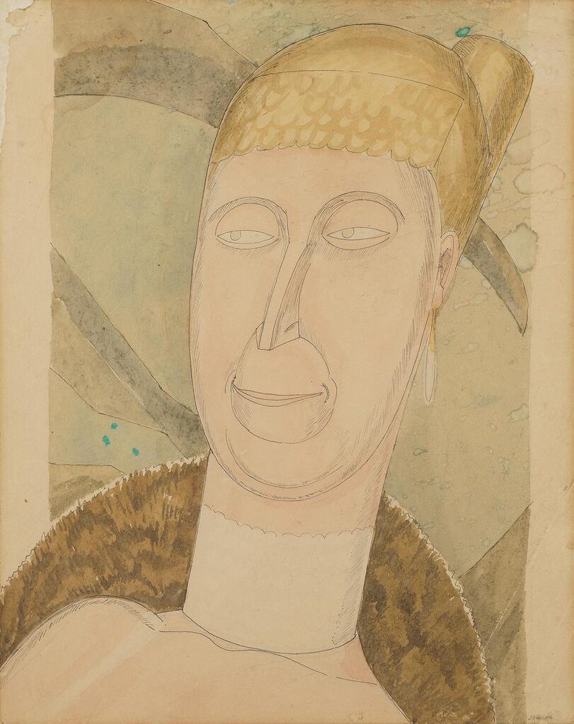 Woman in Evening Dress