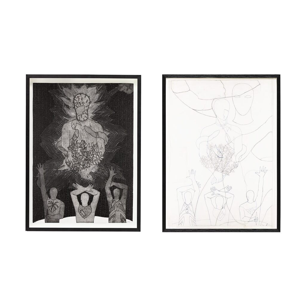 Two works: (i) Siempre Vuelvo; (ii) Boceto de la obra Siempre