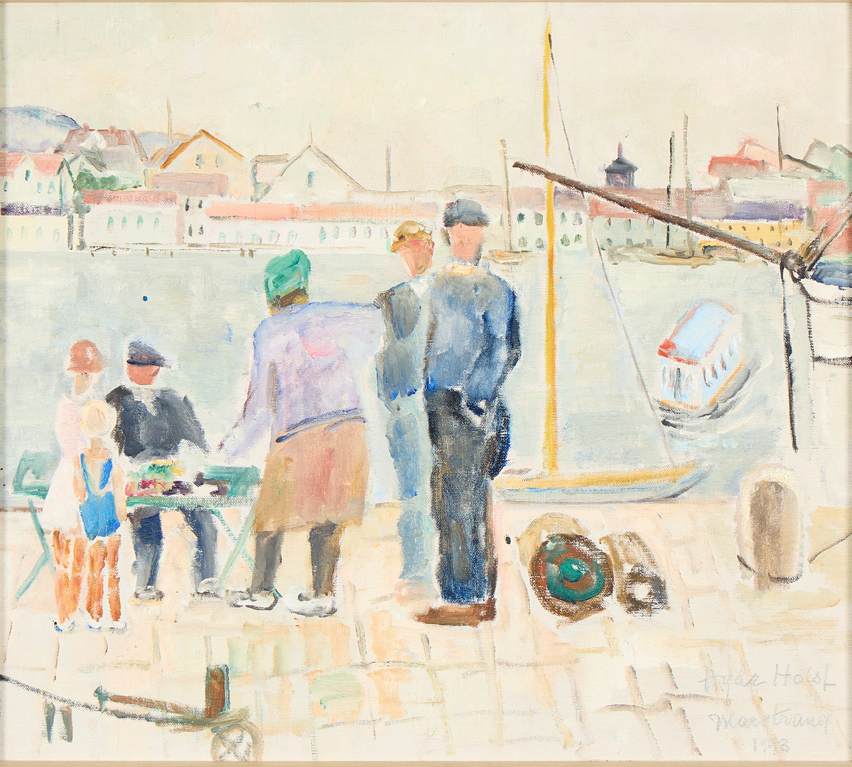 Hamnmotiv från Marstrand.