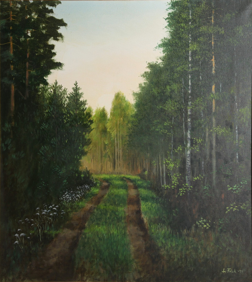 1943-2000. Olja på duk, signerad, daterad -99.