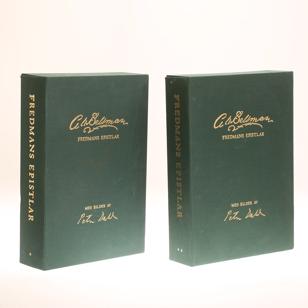 "Carl Michael Bellman: Fredmans epistlar", 82 stycken färglitografier, signerade.