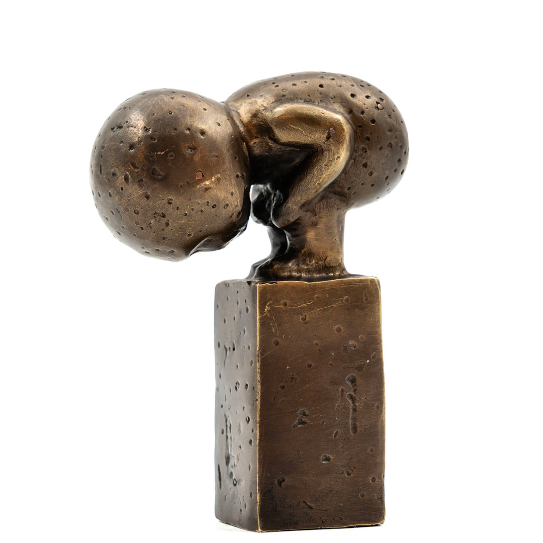 Skulptur, "Myran", Brons, Nr 908, Signerad, 1978.
